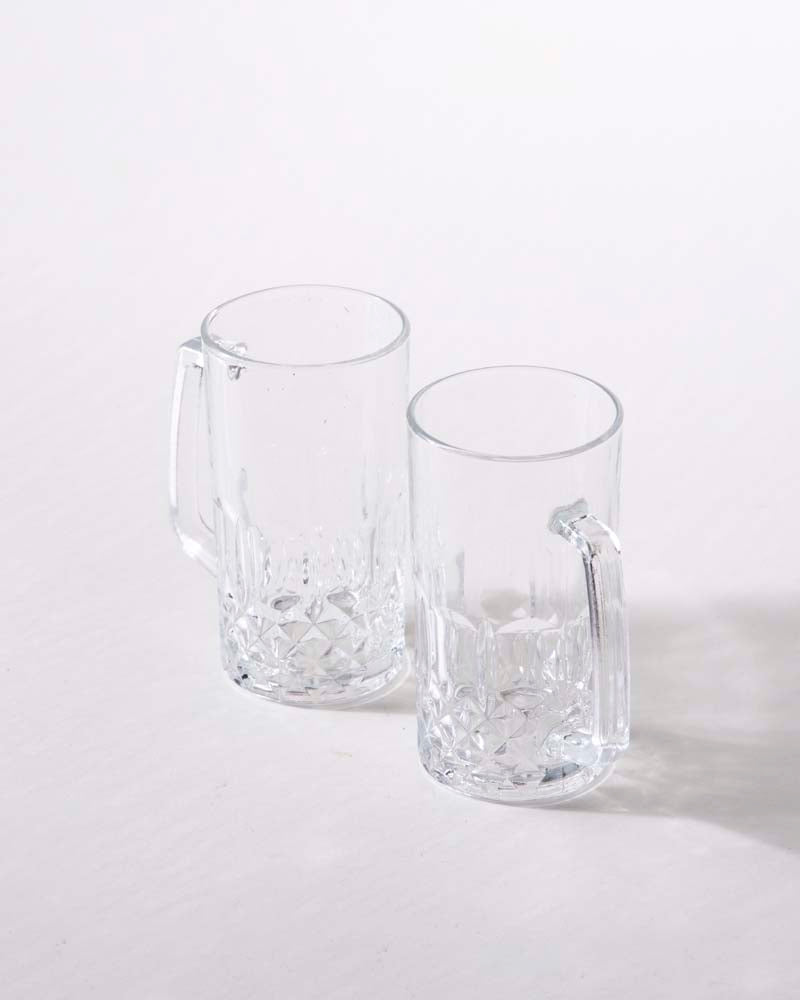 Sleek Cylindro Beer Mugs - Set of 2