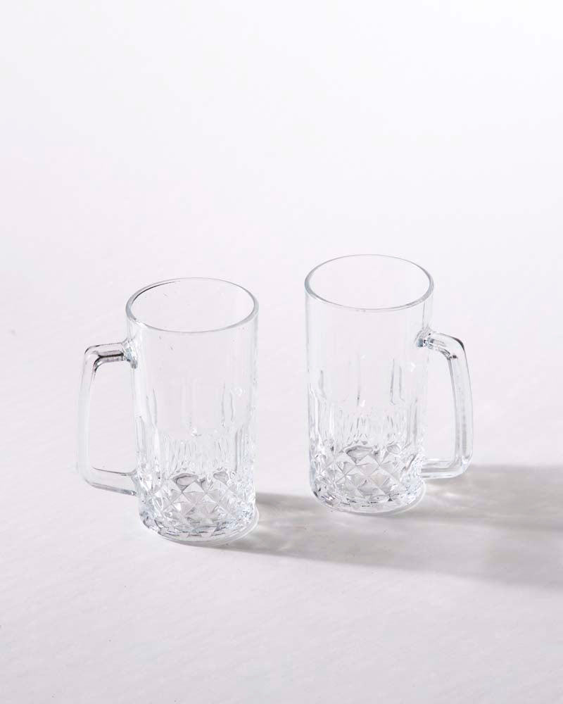 Sleek Cylindro Beer Mugs - Set of 2