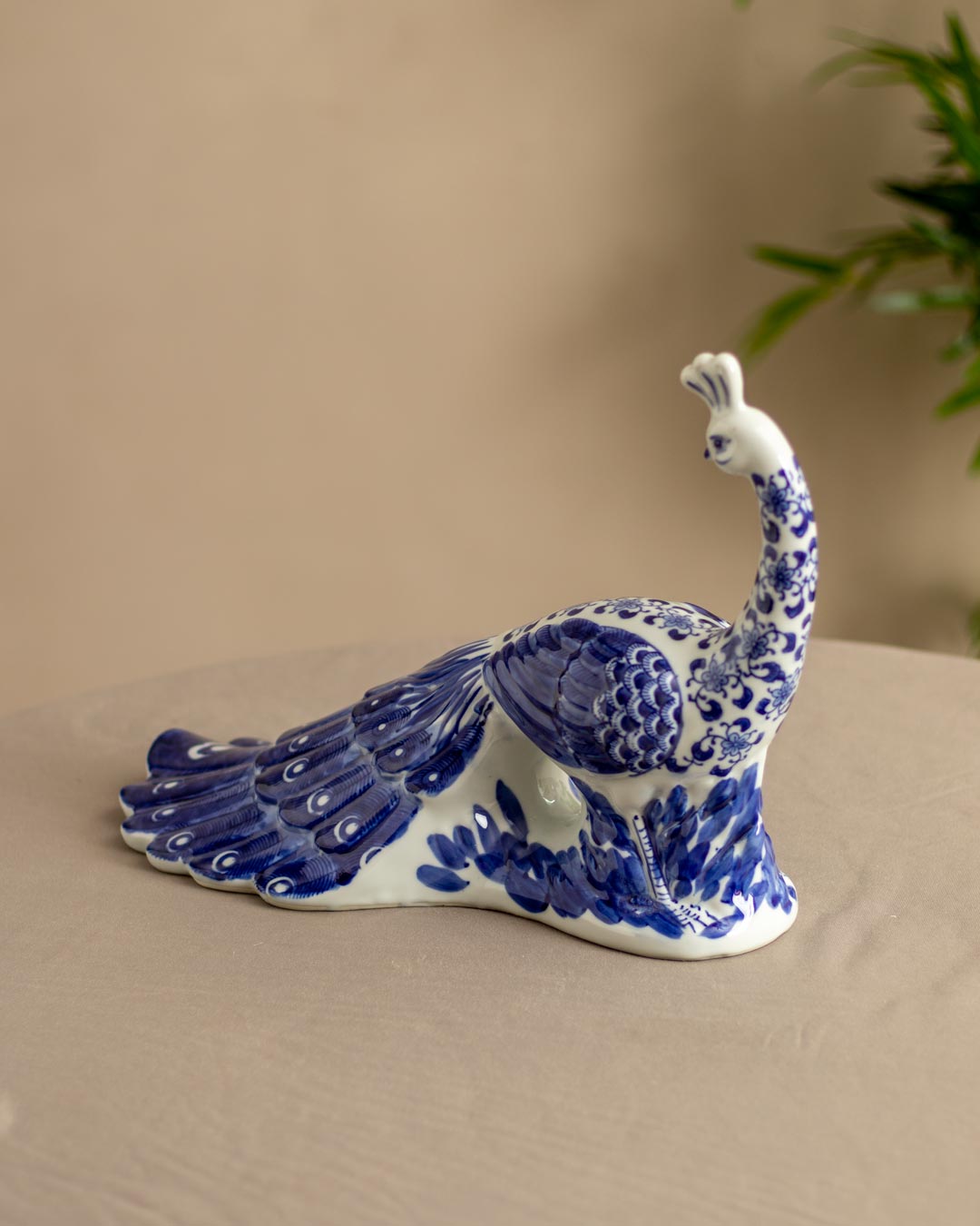 Mesmerizing Peacock Sculpture - The Decor Kart