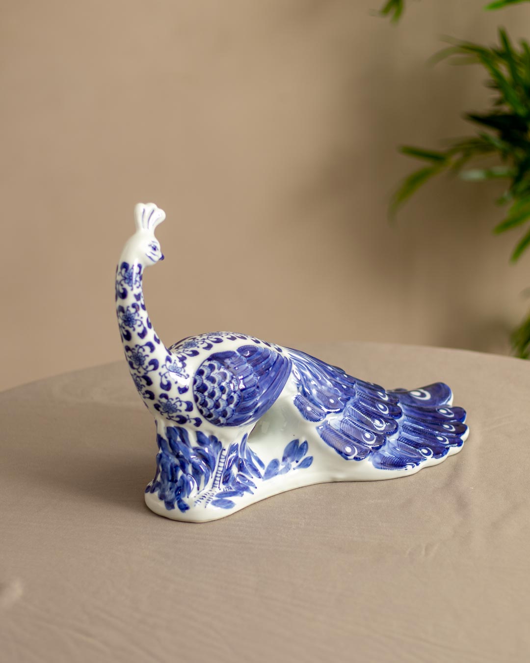 Mesmerizing Peacock Sculpture - The Decor Kart