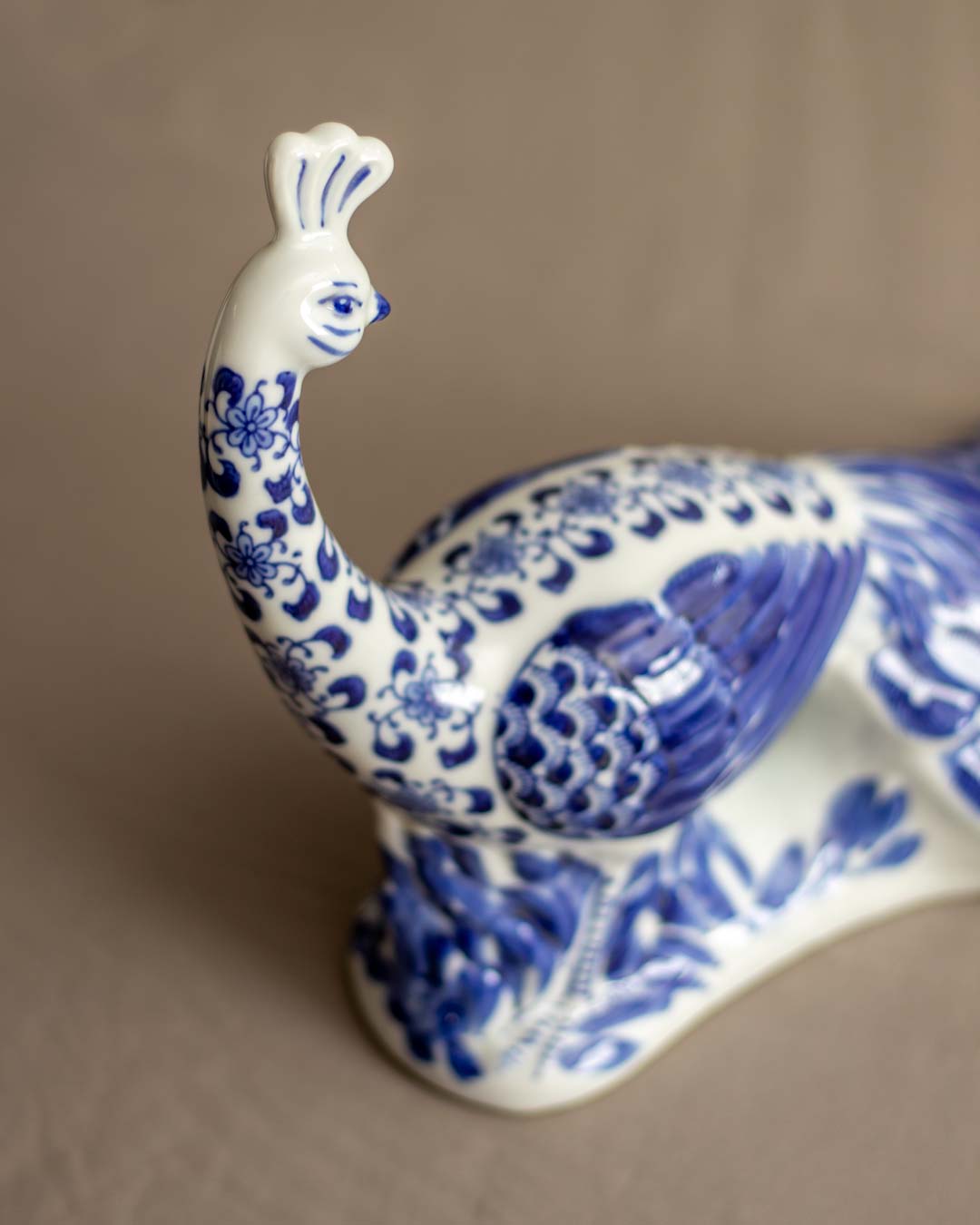 Mesmerizing Peacock Sculpture - The Decor Kart