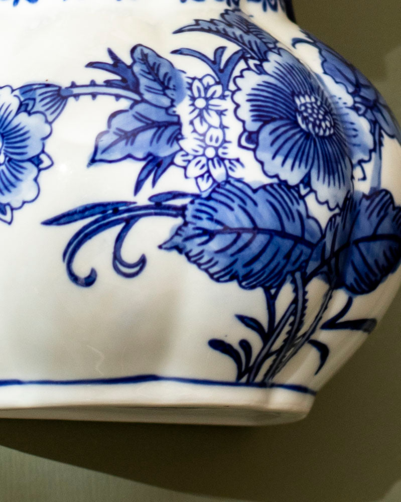 Rendezvous with Blue - Wall Mounted Planter Kettle