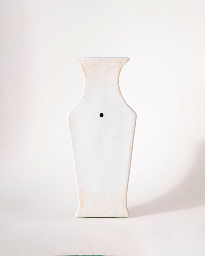Blue and White Wall Vase