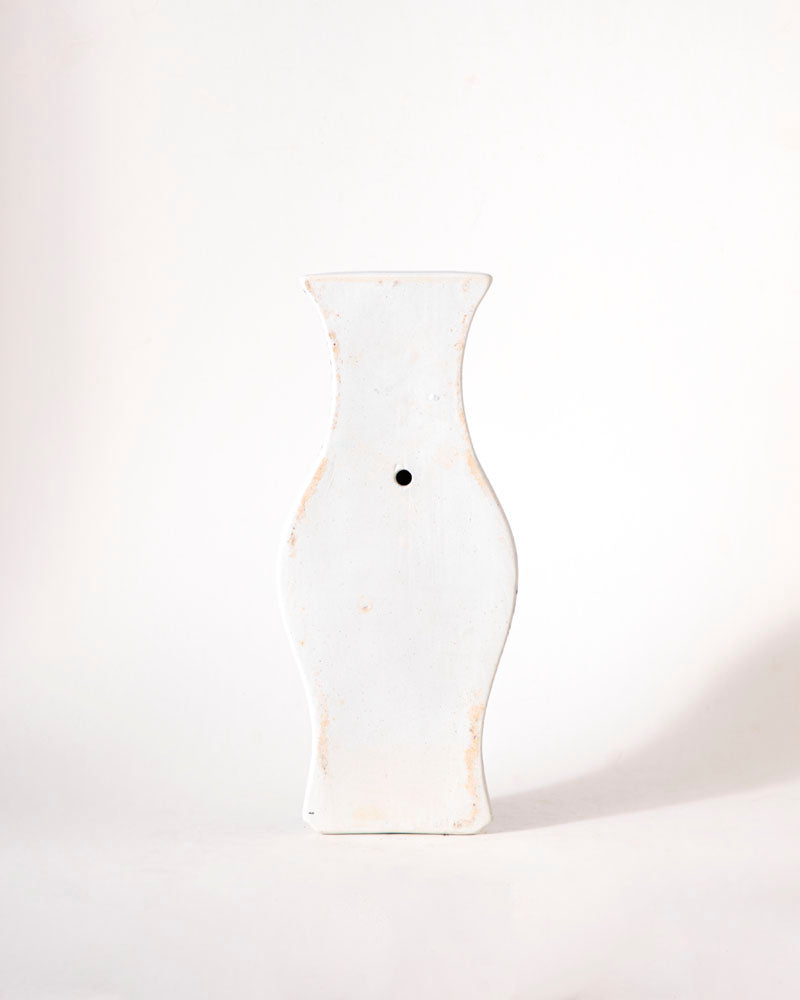 Blue and White Hexagonal Wall Vase