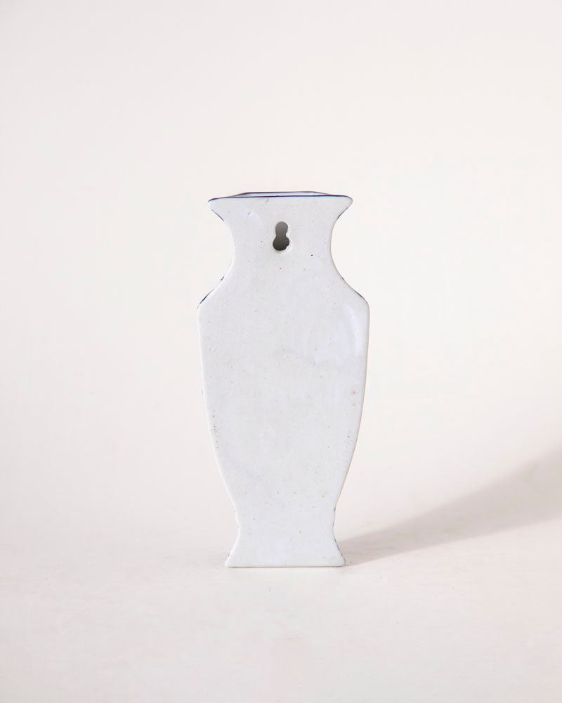 Classic Delft Inspired Wall Vase