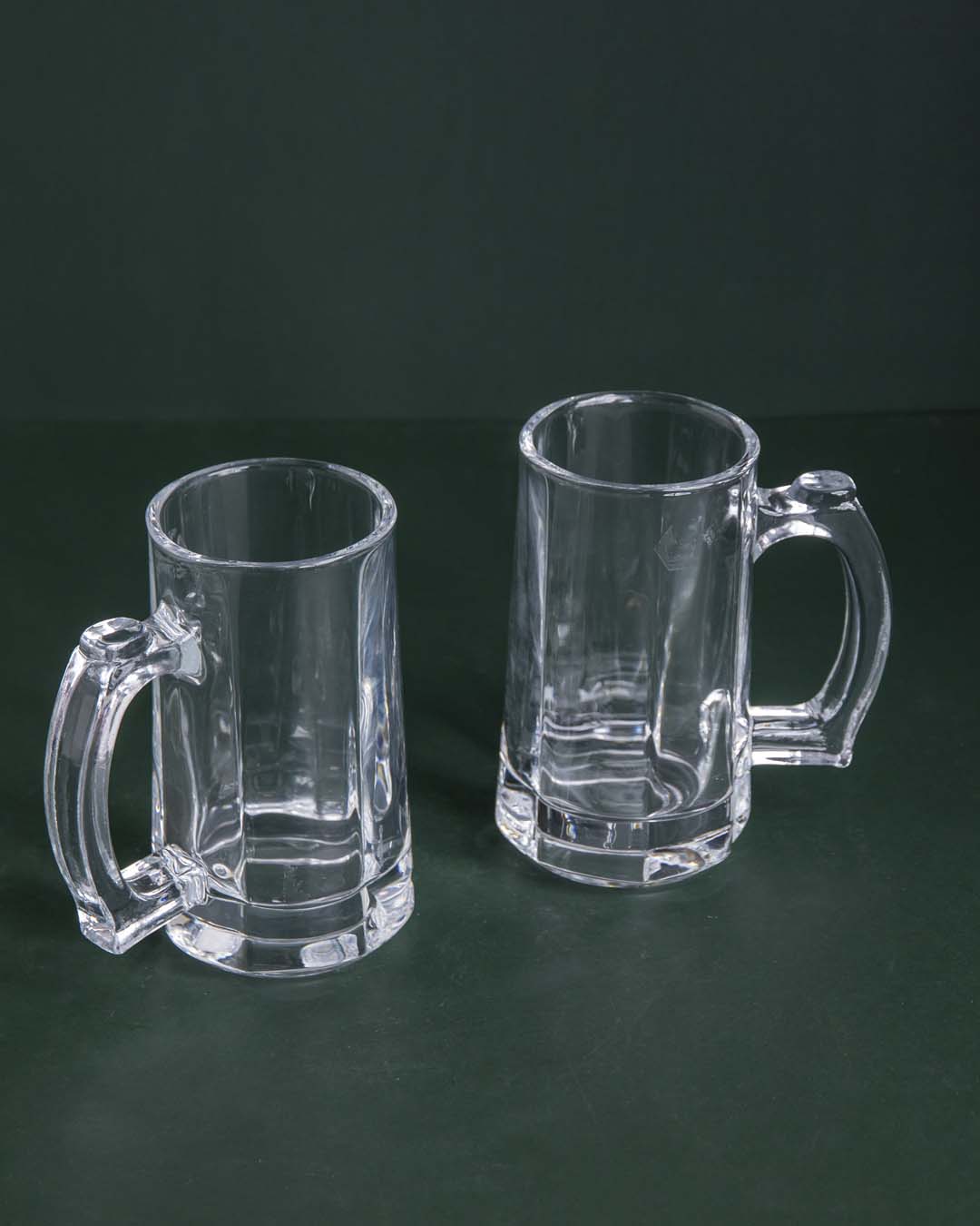 Hops & Cheers Beer Mug Clear - Set of 2 - The Decor Kart