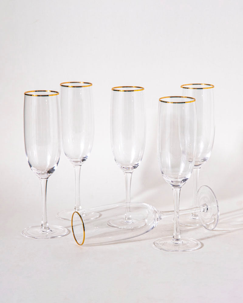 Sparkling Champagne Flute - Set of 6