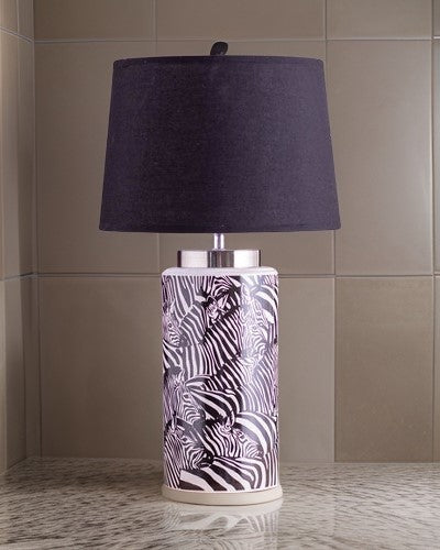 'Artistic Elegance' Ceramic Table Lamp - The Decor Kart