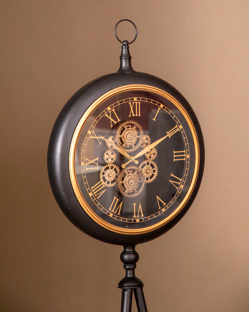 Vintage-Styled Tripod Clock