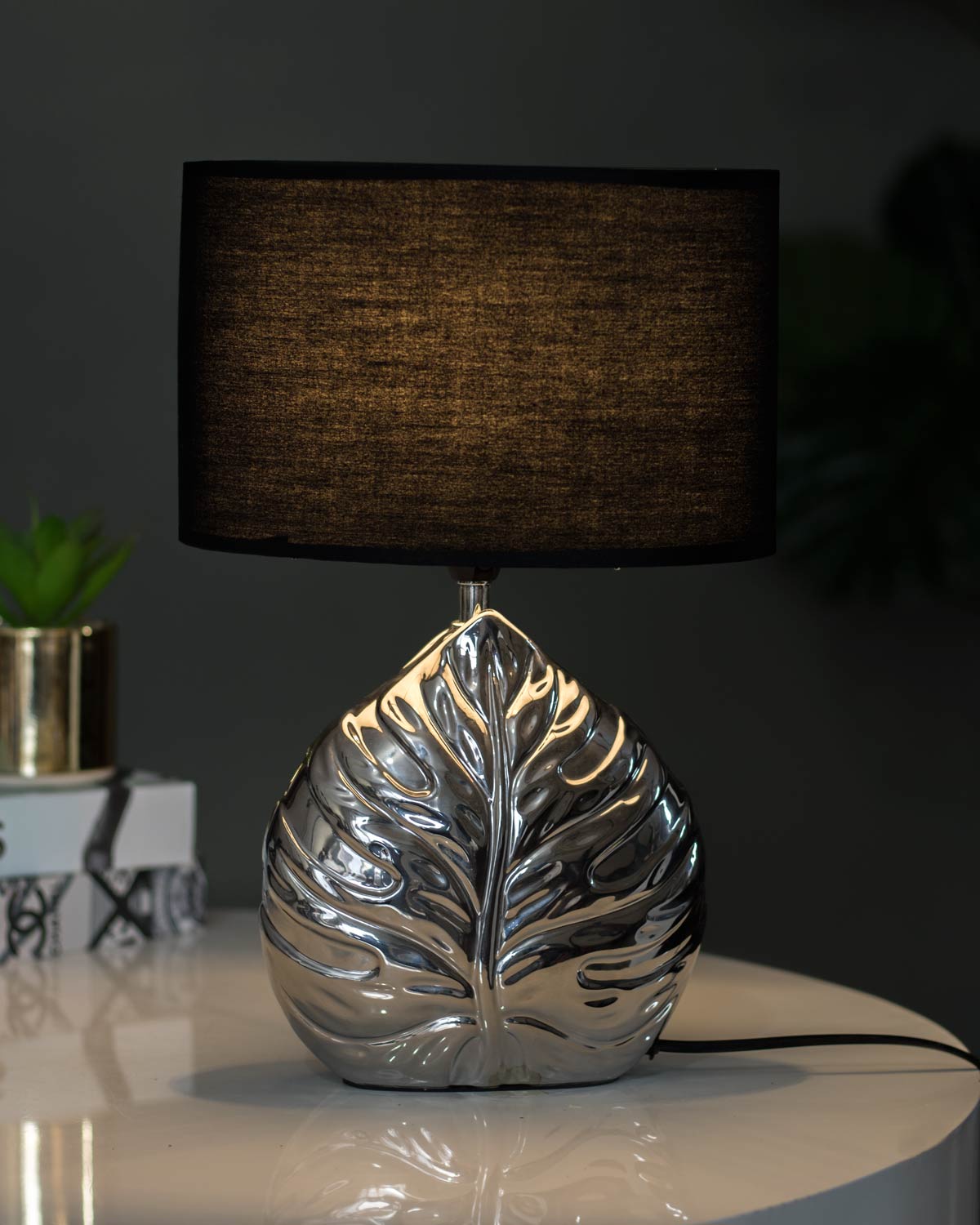 Lavender Ceramic Table Lamp