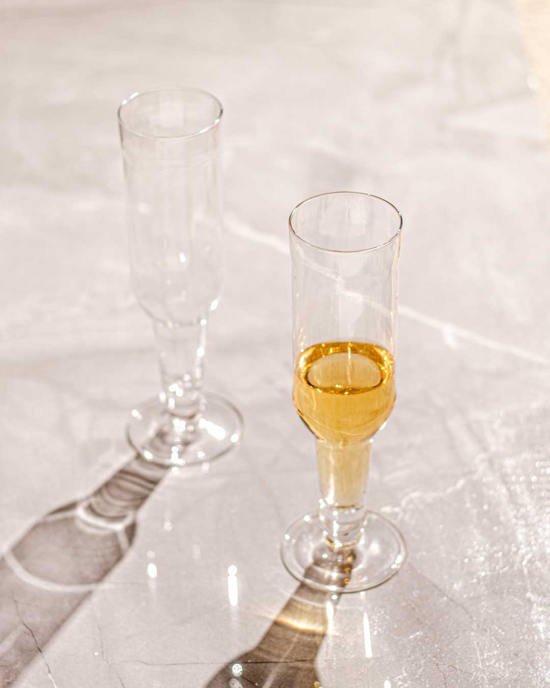 Bottle Shaped Wine Glass - Set Of 6 - The Decor Kart