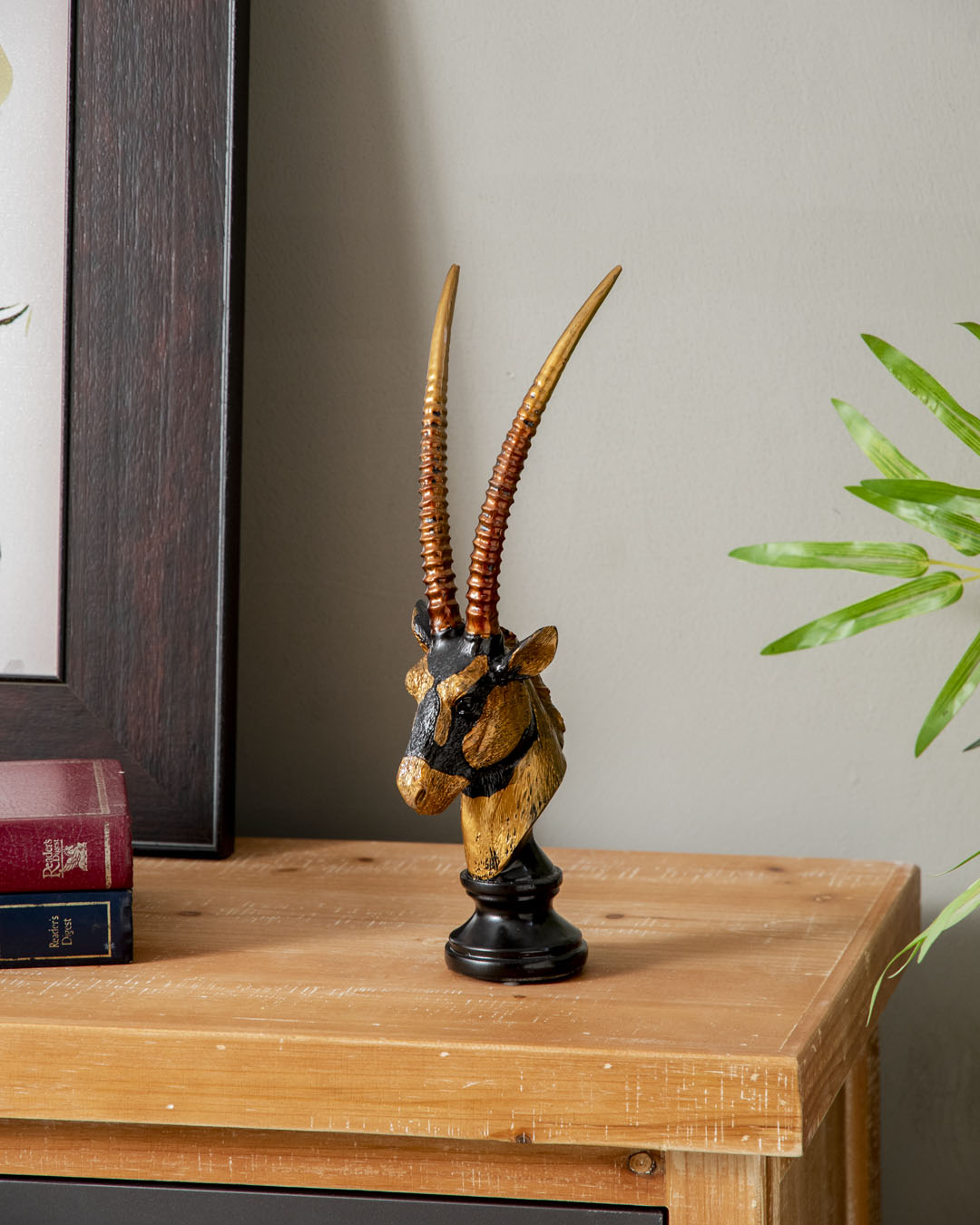 Majestic Antelope Head Sculpture