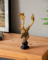 Regal Stag Head Sculpture