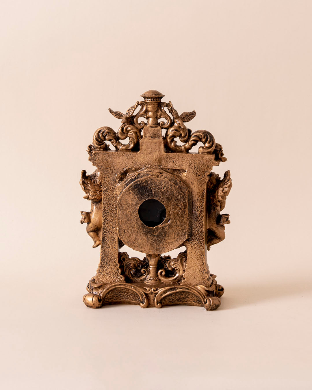 Cherub Adorned Antique Table Clock