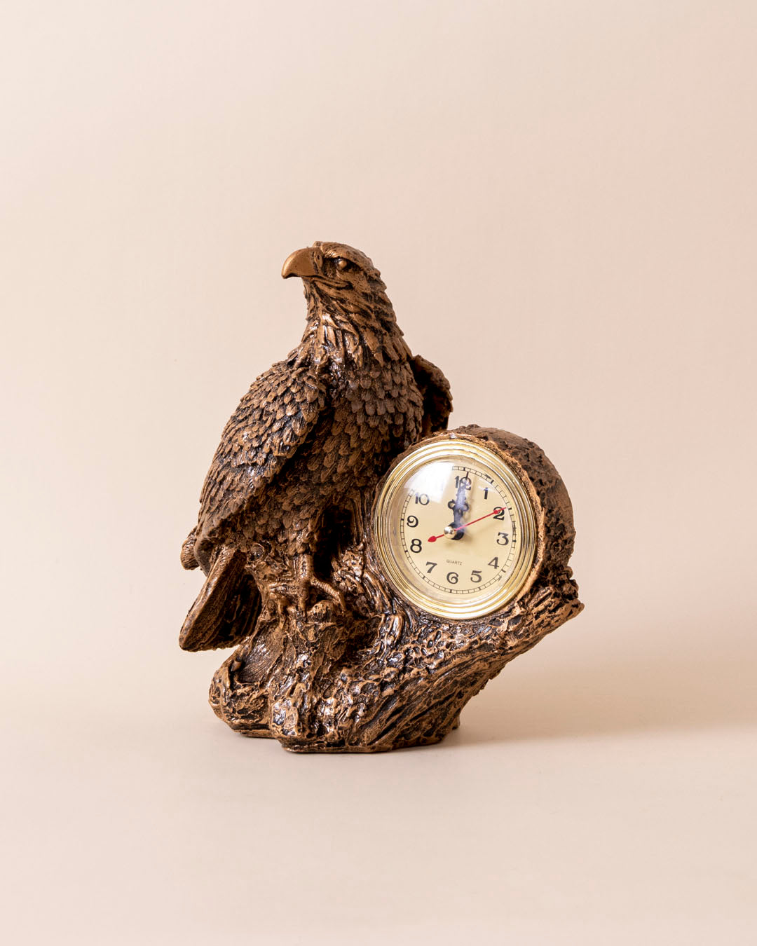 Majestic Eagle Table Clock