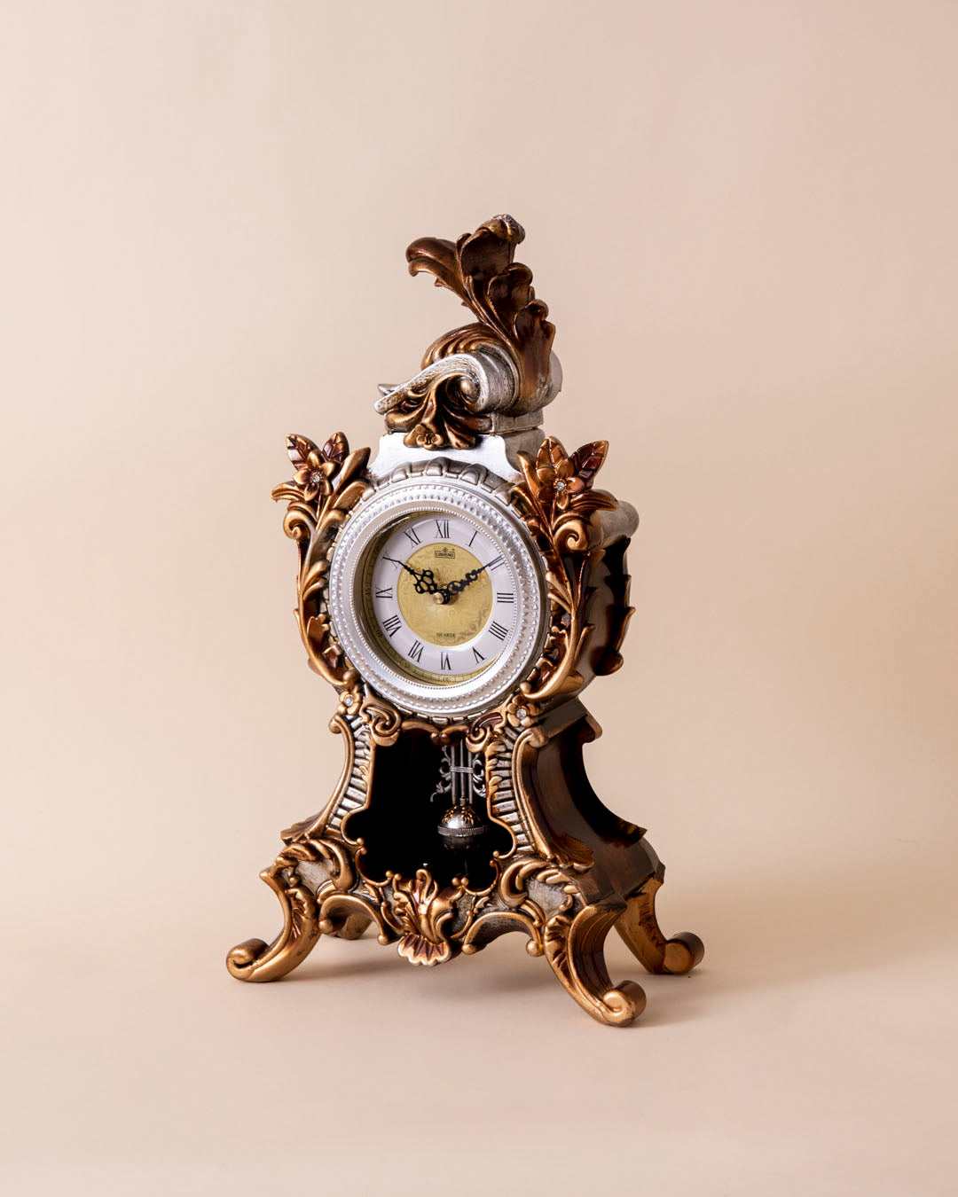 Baroque Elegance Table Clock