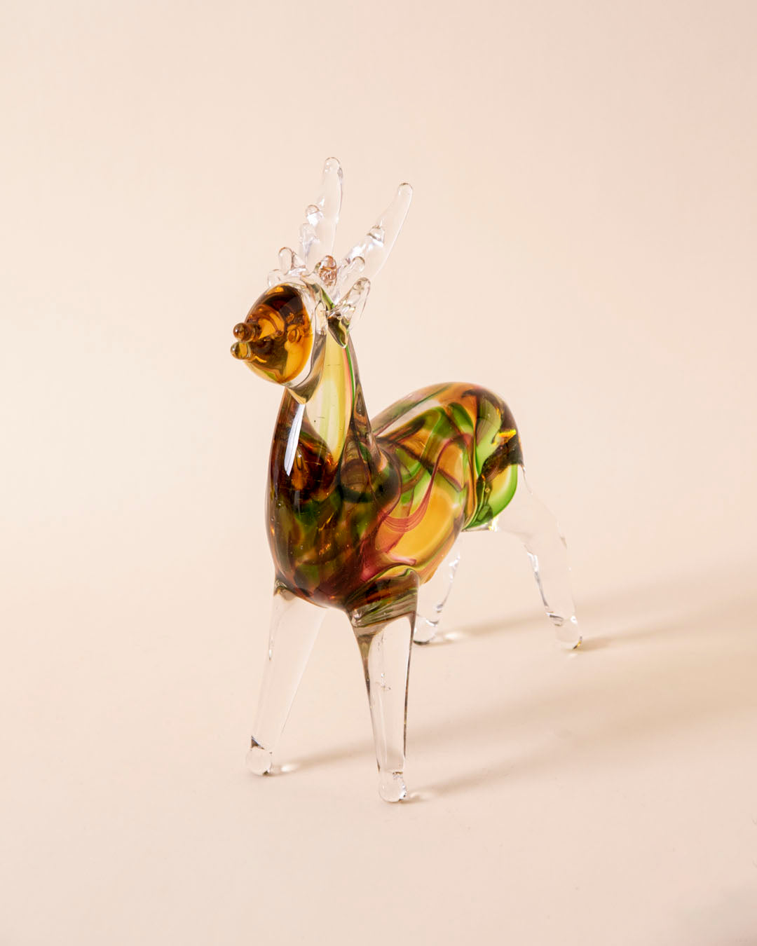 'Amber Majesty' Decorative Deer Figurine