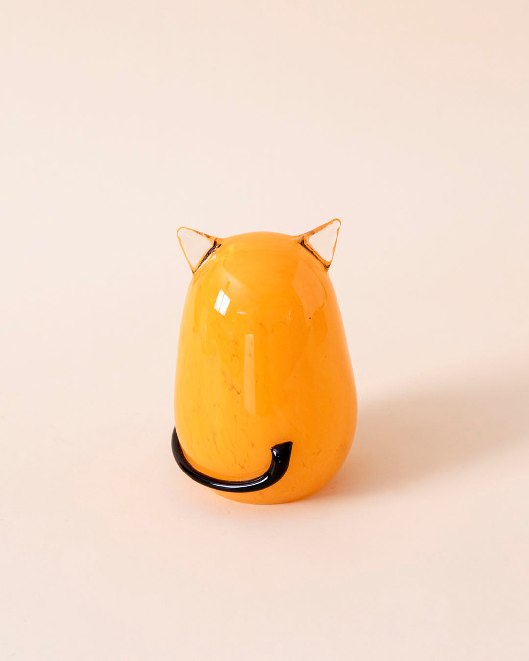 'Marmalade Meow' Decorative Cat Figurine - Orange