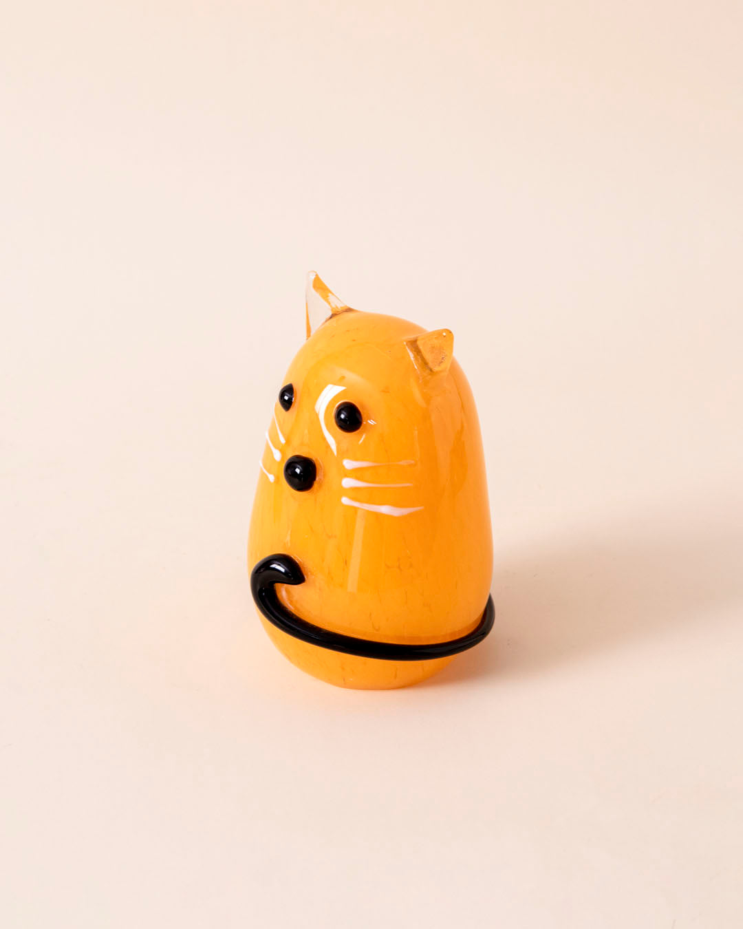 'Marmalade Meow' Decorative Cat Figurine - Orange
