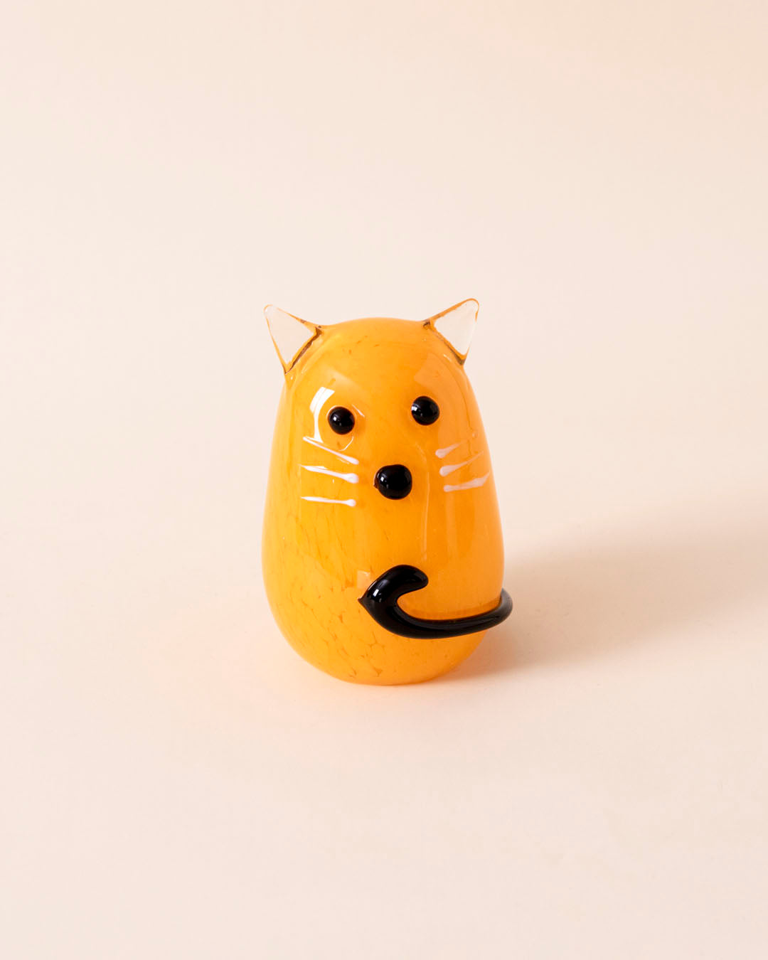 'Marmalade Meow' Decorative Cat Figurine - Orange