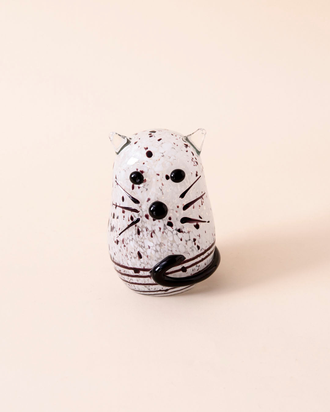 'Marmalade Meow' Decorative Cat Figurine - Grey
