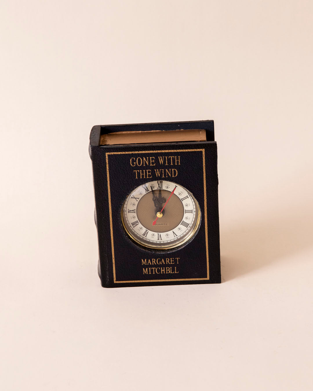 Vintage Book Clock - Blue