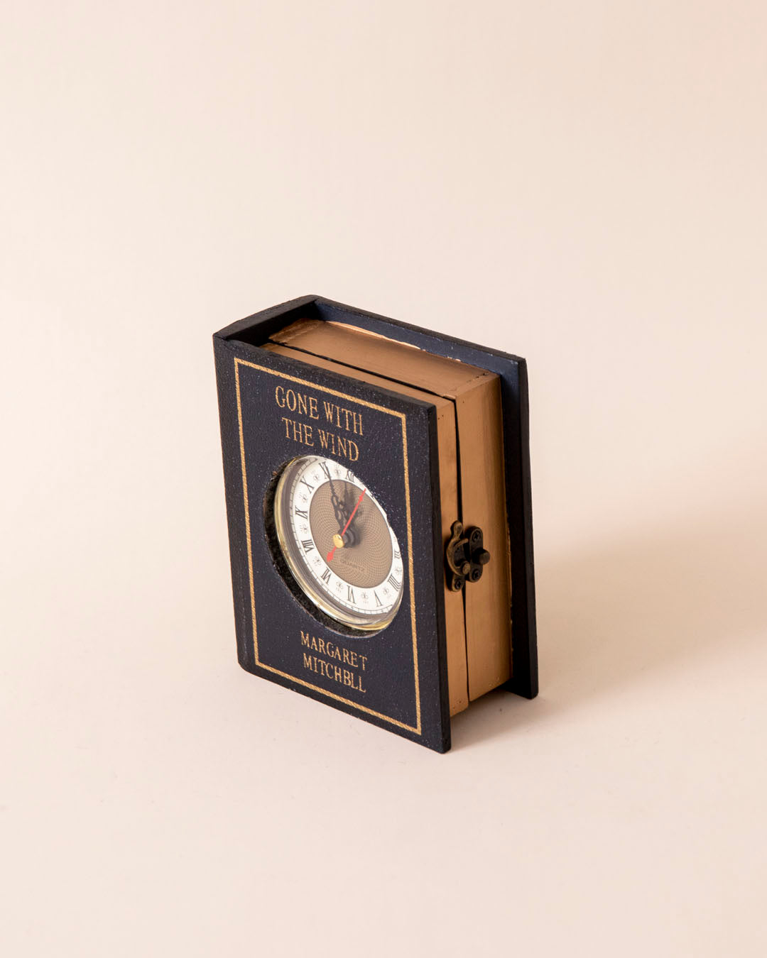 Vintage Book Clock - Blue