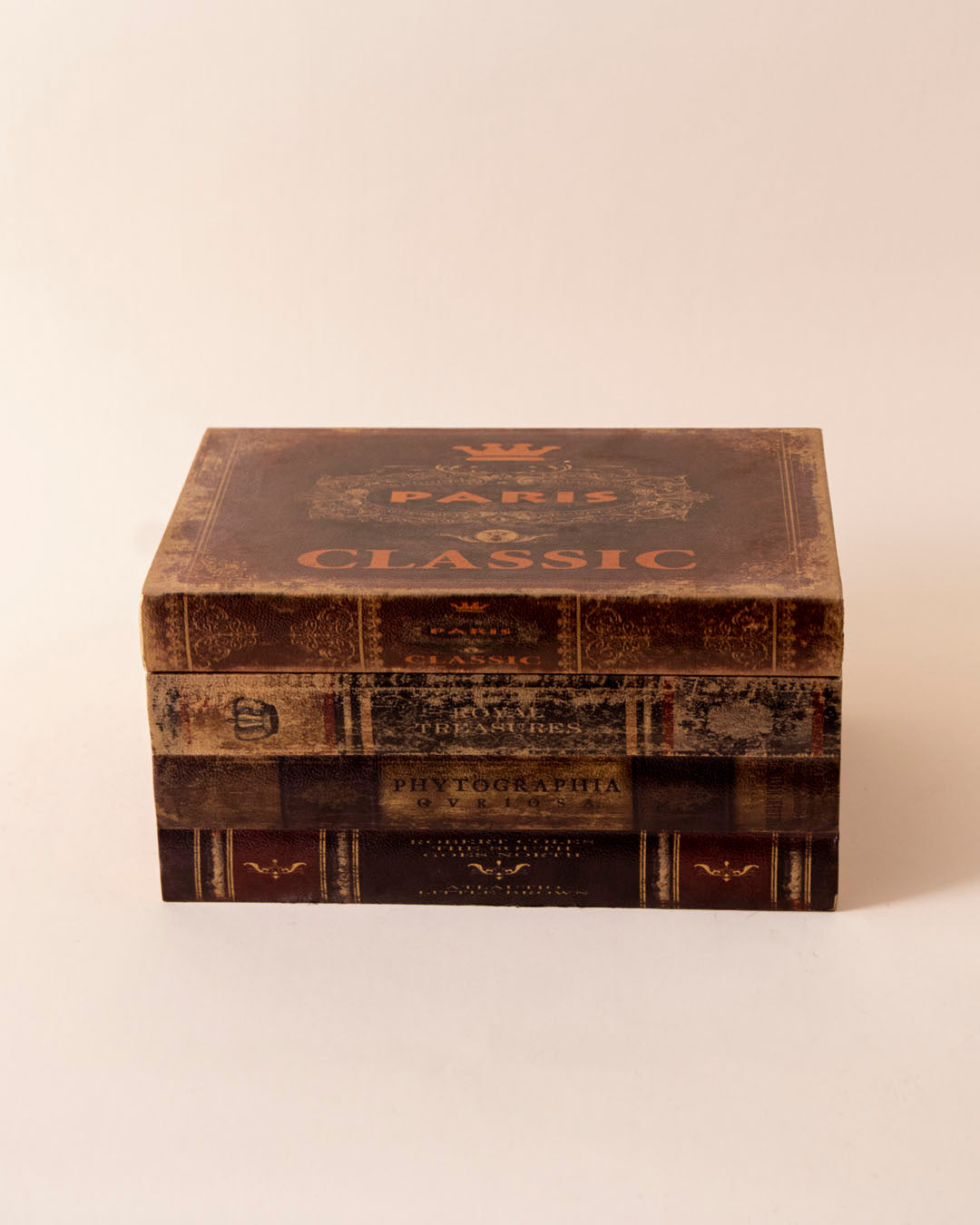 'Old World Book' Vintage Treasure Chest - Set of 3