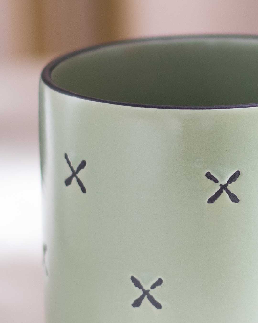 Fuscrip Large Ceramic Coffee Mug