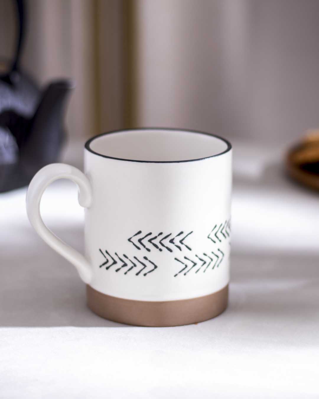Fuscrip Large Ceramic Coffee Mug