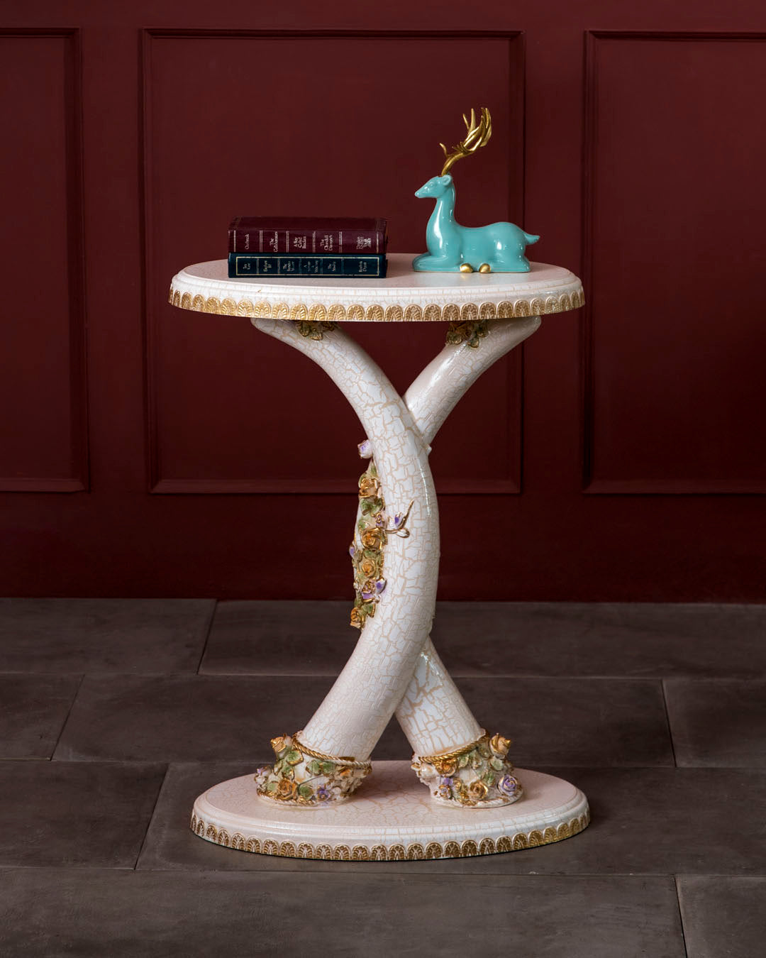 Majestic Horse Themed Clock With Decorative Stand