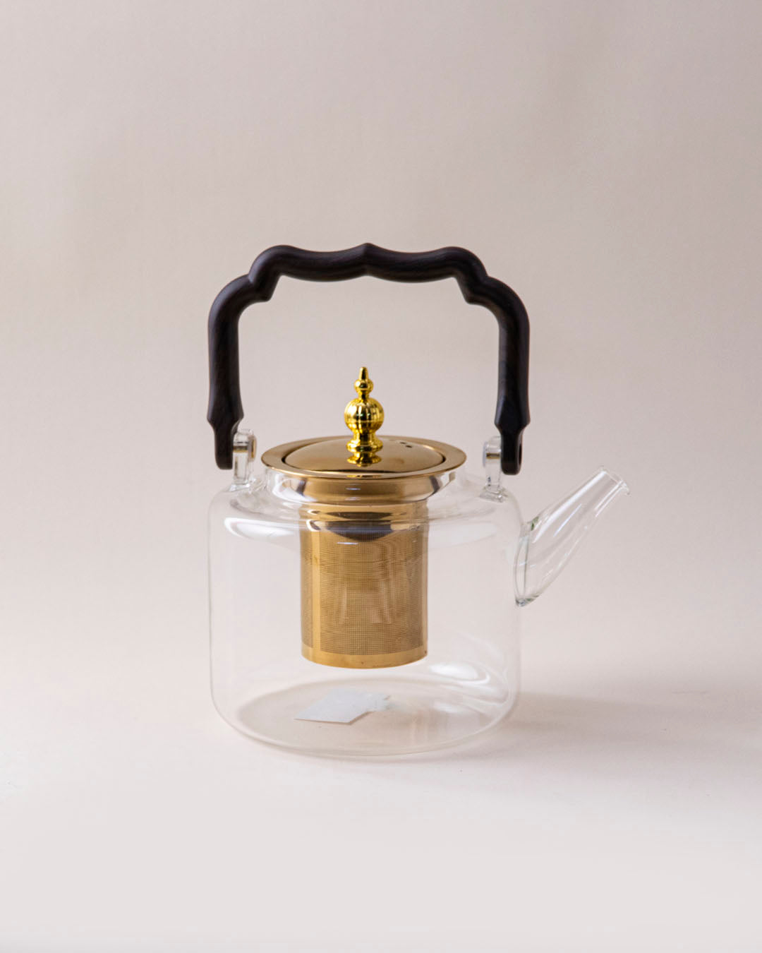 Transparent Glass Teapot With Filter