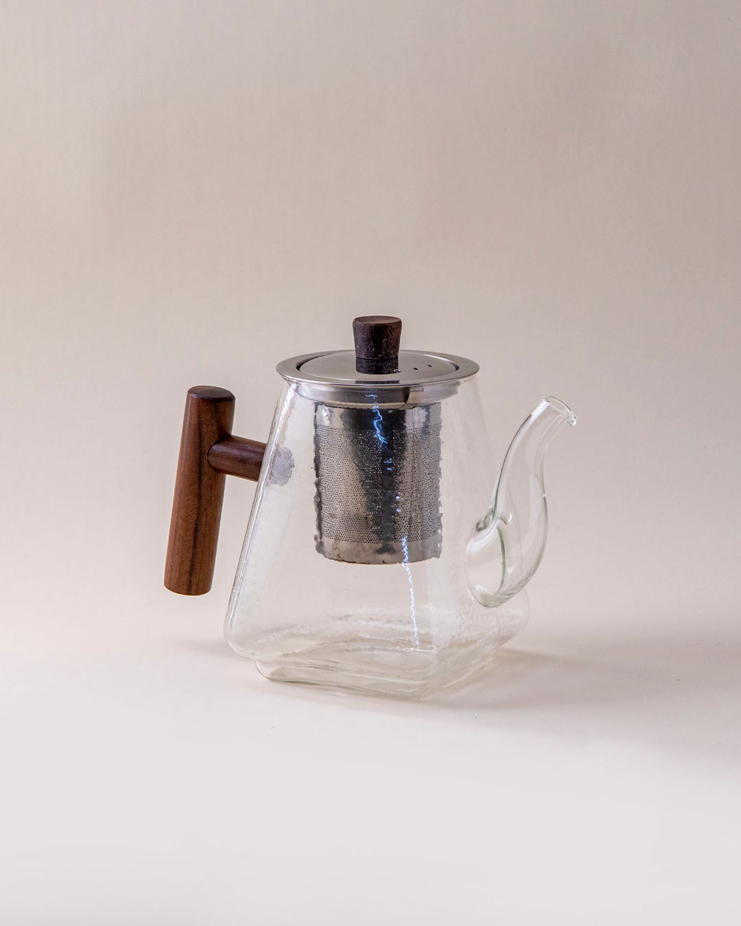 Transparent Glass Teapot With Filter