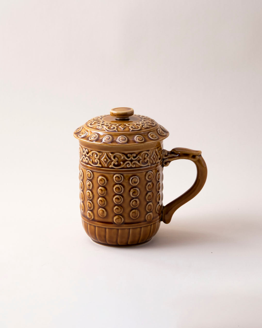 Oriental Harmony Mug - Amber Brown