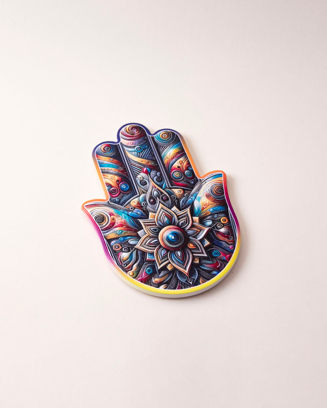 Hamsa Hand Ceramic Trivet