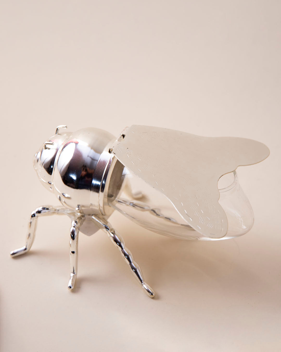 HoneyBee Honey Pot - Silver