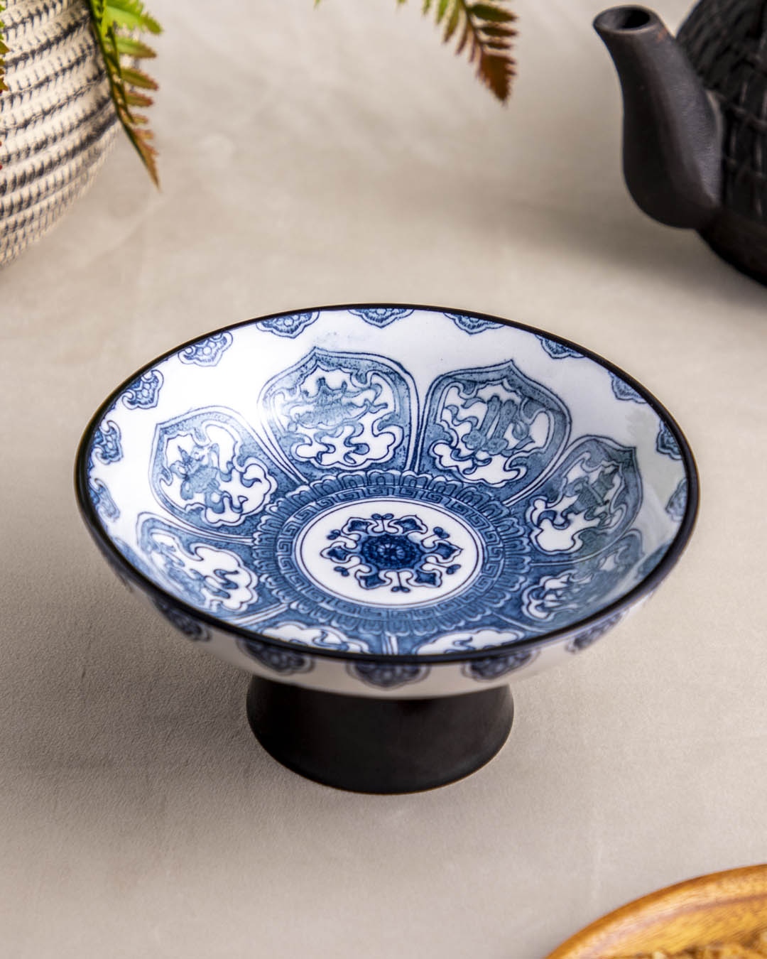 Blue & White Fruit Bowl / Nut Bowl