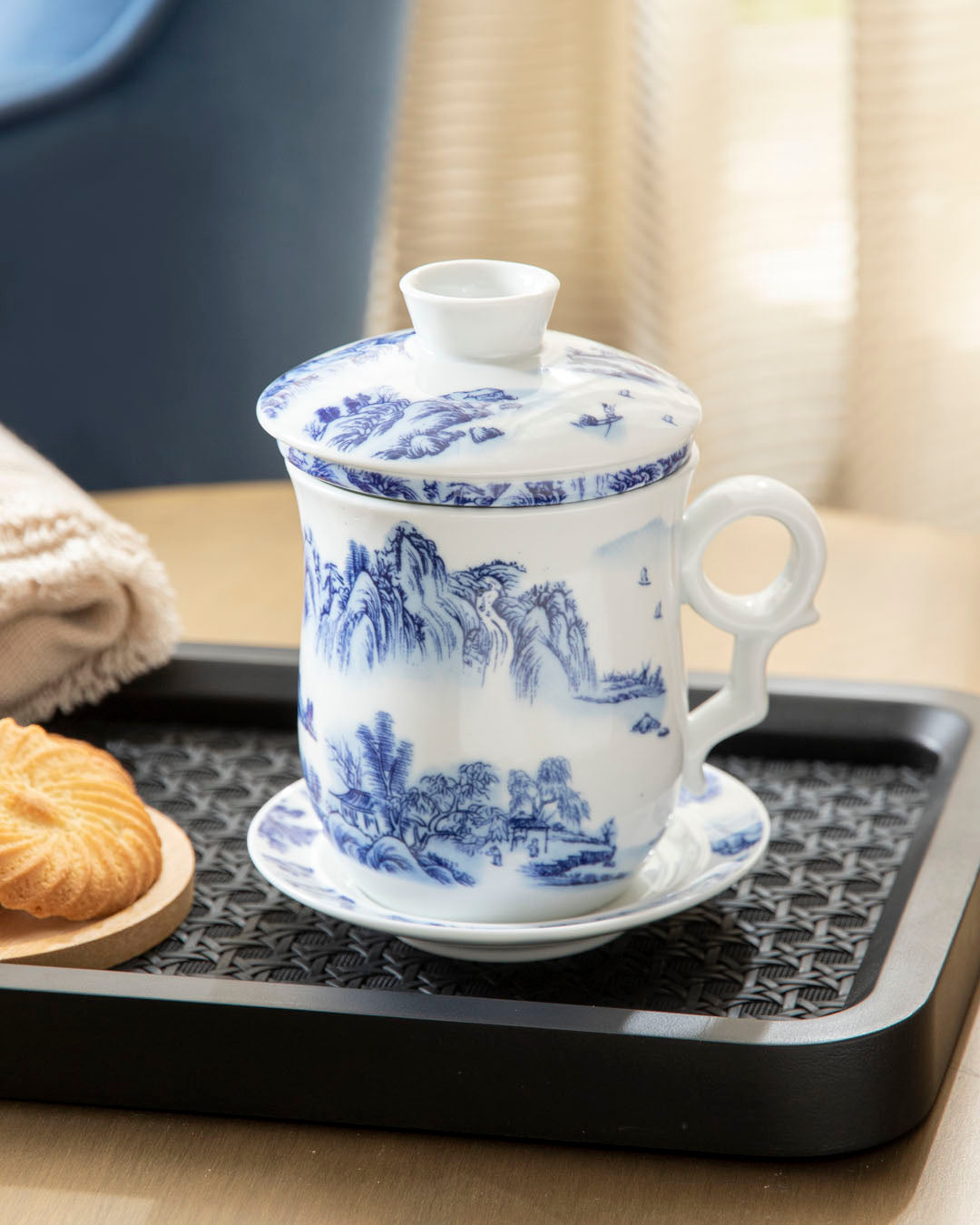 Chinoiserie Infuser Tea Mug