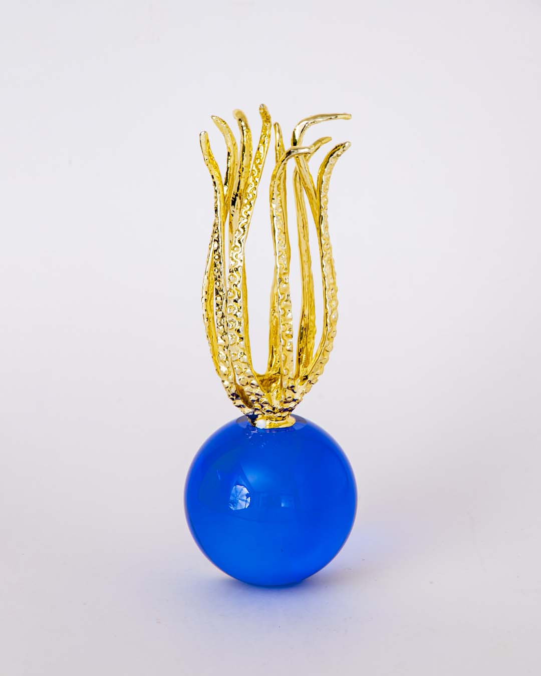 Blue Crystal Ornaments Octopus Figurine - Large