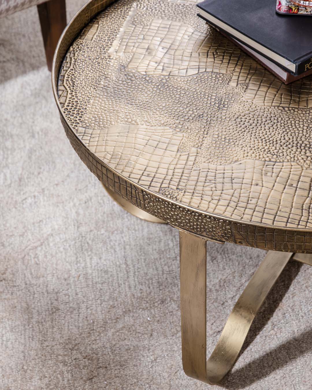 Crocodile Embossing Coffee Table - Large
