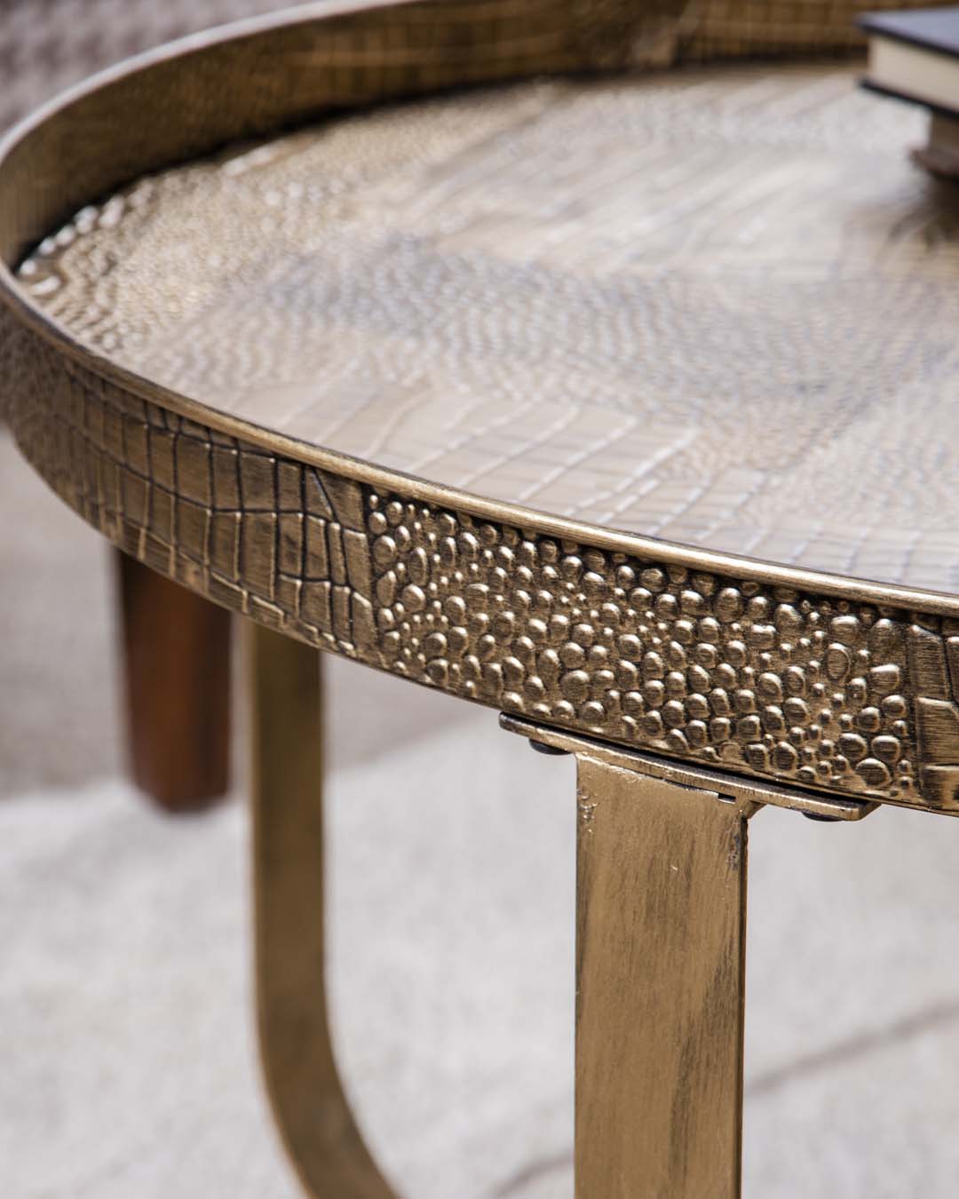 Crocodile Embossing Coffee Table - Large
