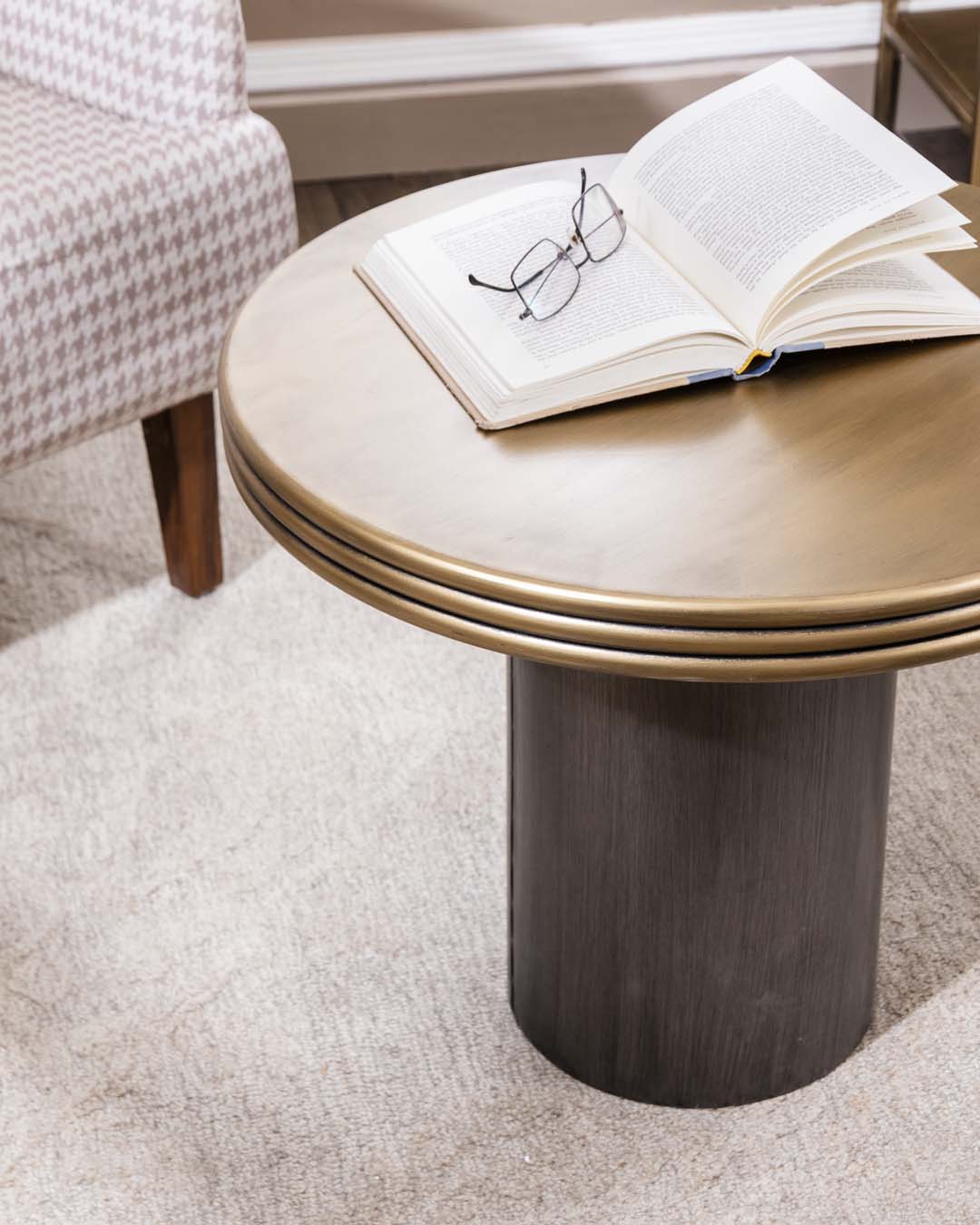 Tiered Tranquility Round Coffee Table