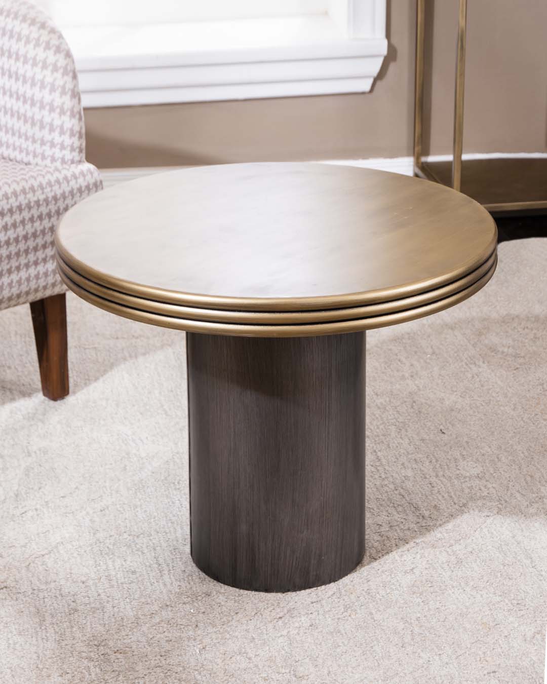 Tiered Tranquility Round Coffee Table