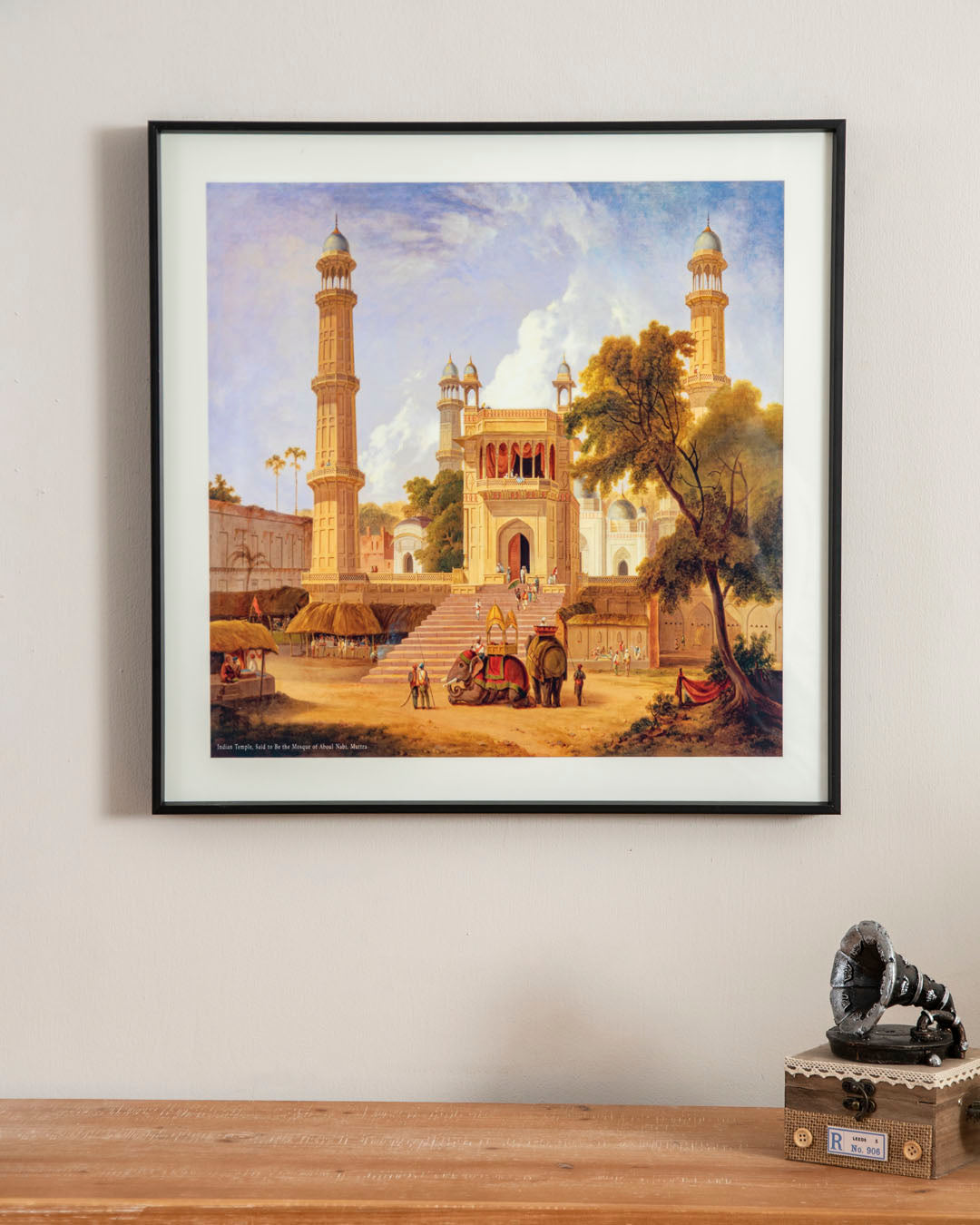 Indian Temple Said To Be The Mosque Of Abo Ul Nabi Muttra