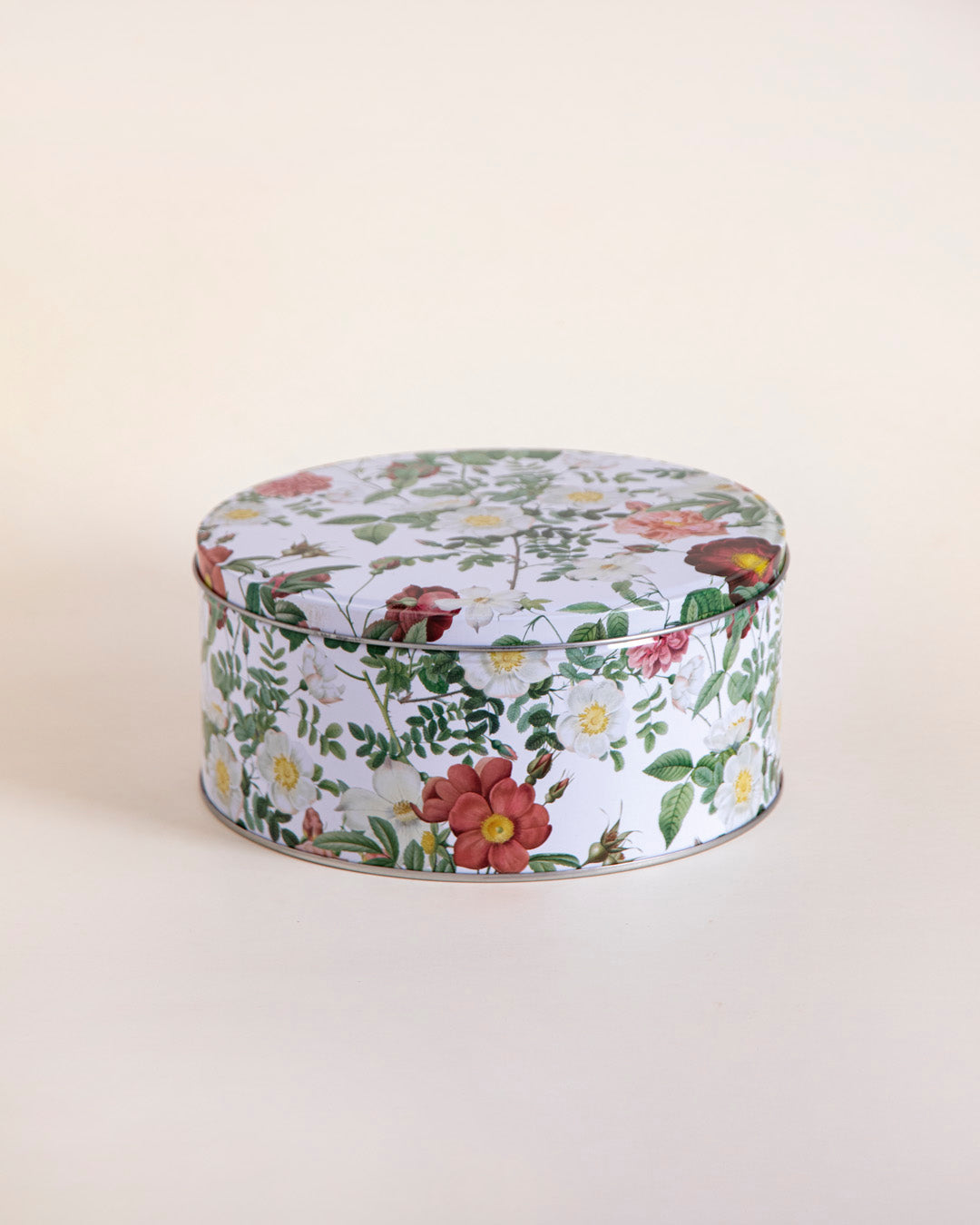Botanical Bloom Round Storage Canister - Set Of 3