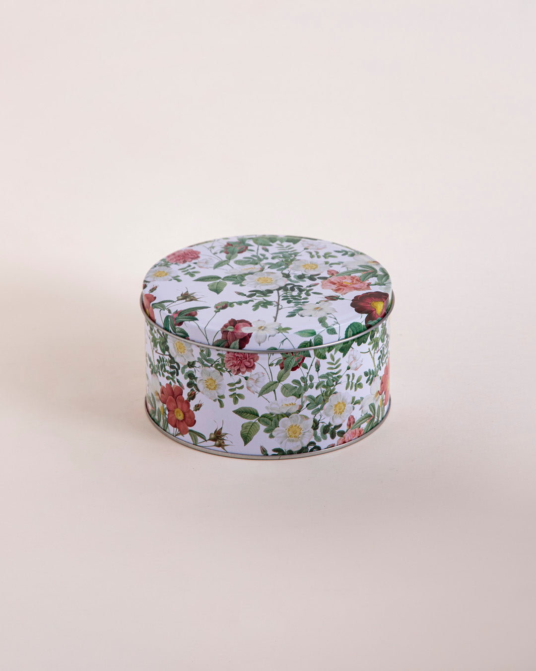 Botanical Bloom Round Storage Canister - Set Of 3