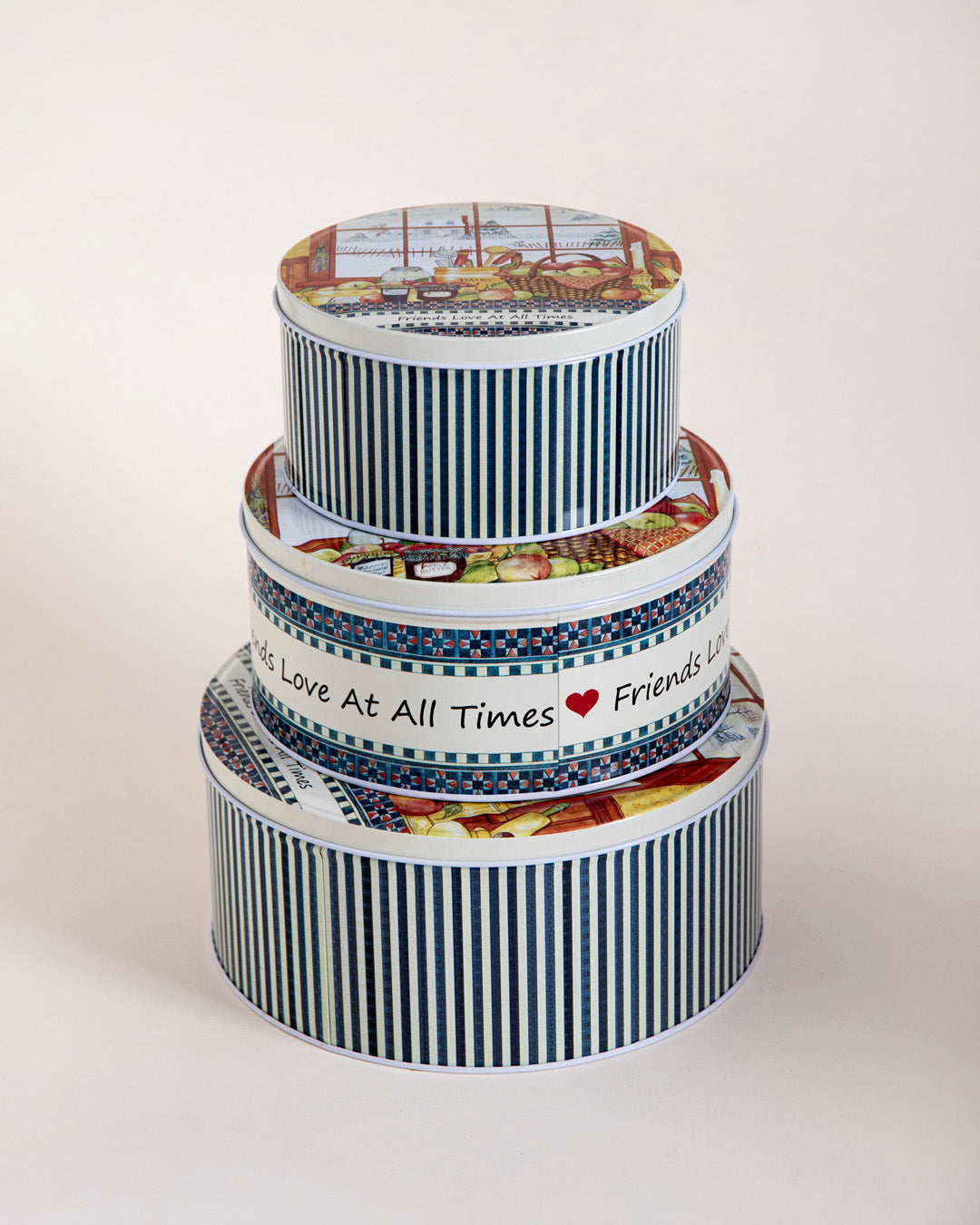 Homestead Round Storage Canister - Set Of 3