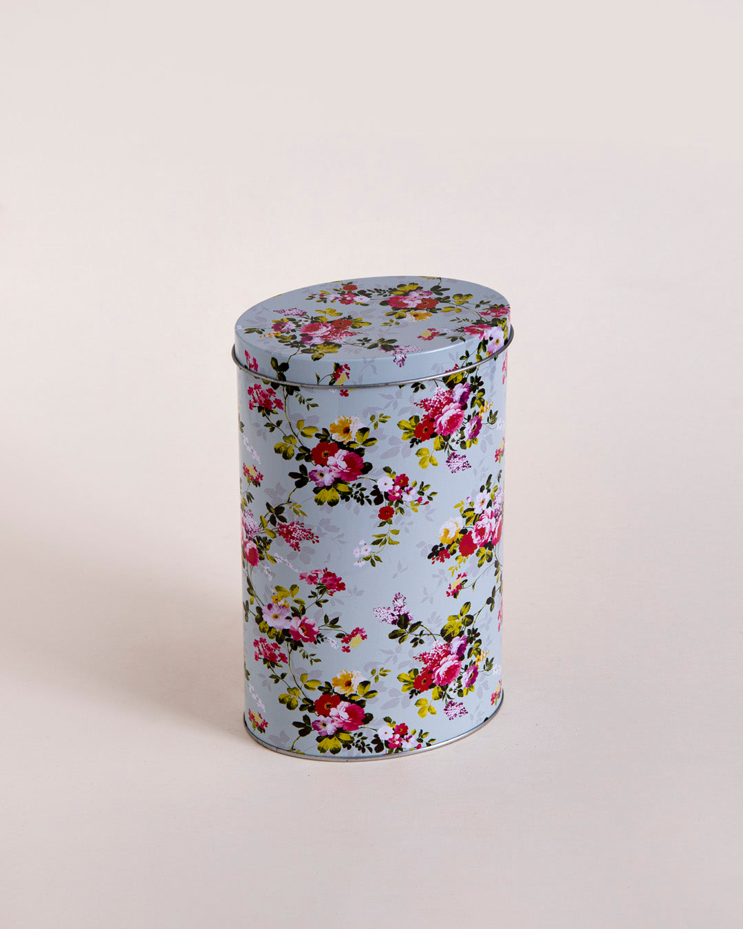 Floral Charm Storage Canisters - Set Of 2
