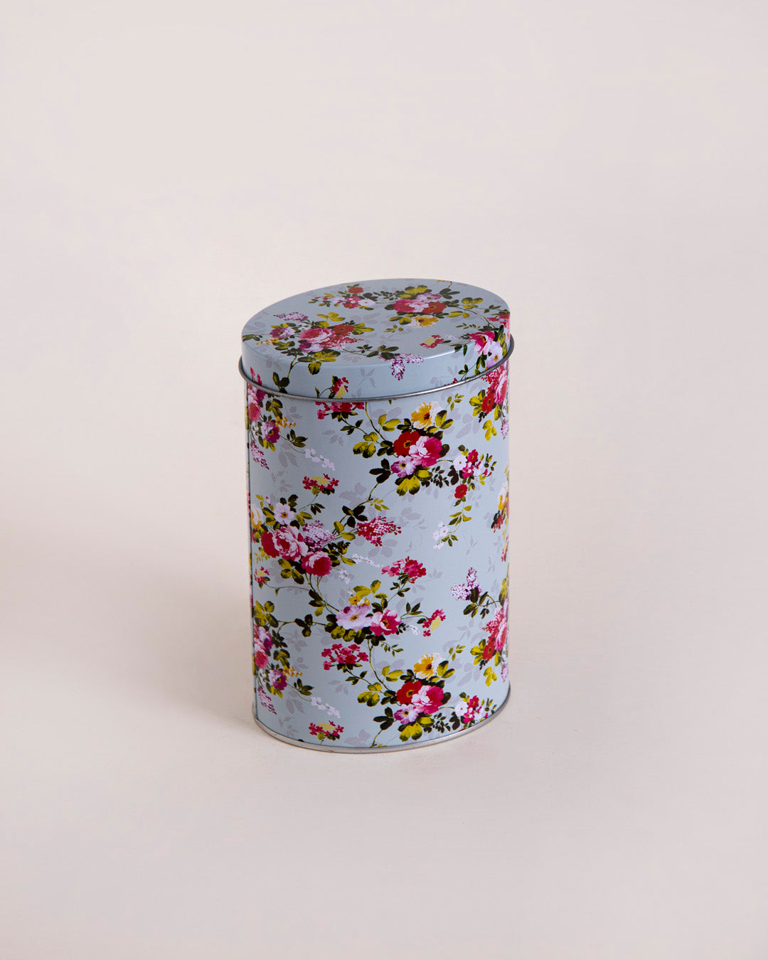 Floral Charm Storage Canisters - Set Of 2