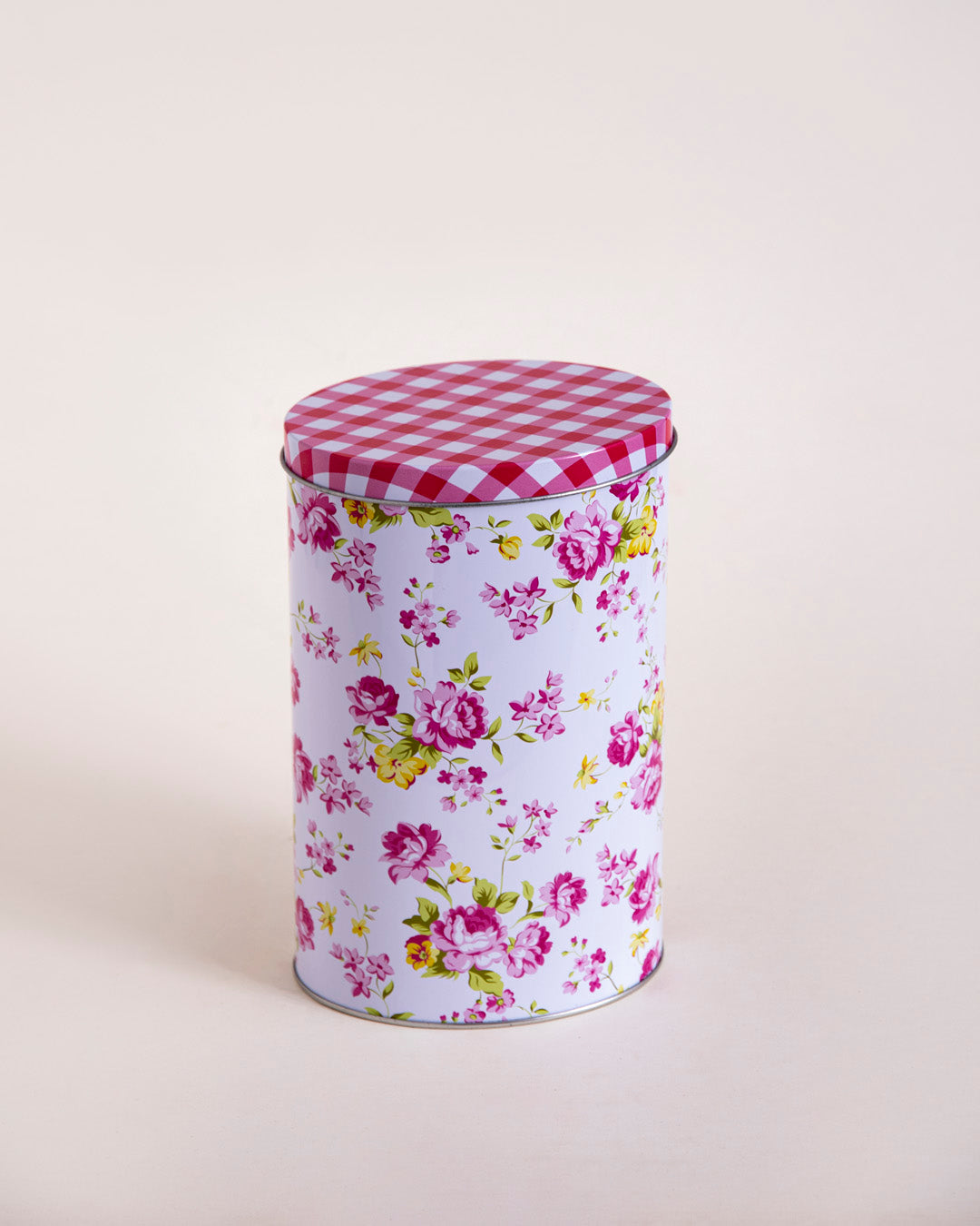 Floral Charm Storage Canisters - Set Of 2